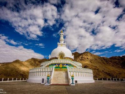 Shanti-Stupa-Leh Local sightseeing-Mumbai-Travellers